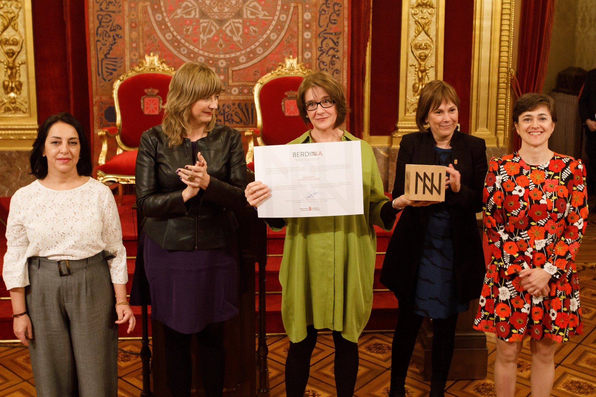 Alaiz Kolektiboari eman dio gobernuak 2019ko Berdinna saria
