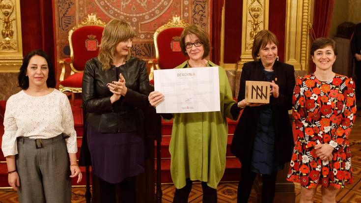 Alaiz Kolektiboari eman dio gobernuak 2019ko Berdinna saria