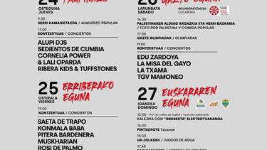 Tuterako jaiak: Sedientos de Cumbia, La txama eta Perlata