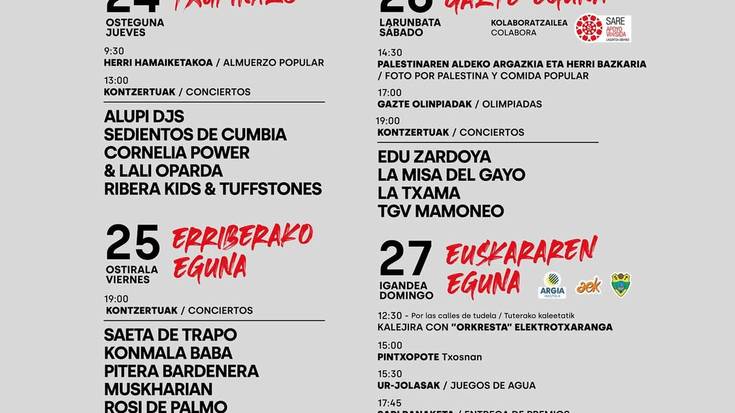 Tuterako jaiak: Sedientos de Cumbia, La txama eta Perlata