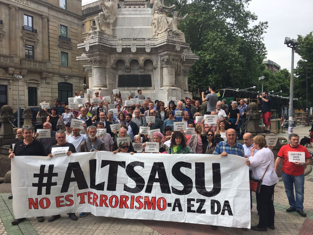 Altsasuko auzia geldirik, nork epaitu behar duen erabaki arte