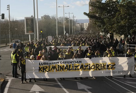 Aroztegiko auzipetuei elkartasuna adierazteko kanpaldia egingo dute maiatzaren 4tik 10era