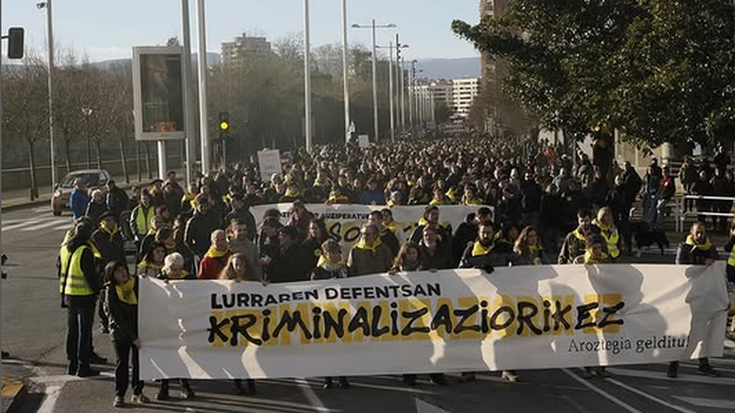 Aroztegiko auzipetuei elkartasuna adierazteko kanpaldia egingo dute maiatzaren 4tik 10era
