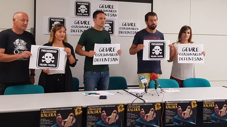 'Langileen bizitzaren defentsan' aldarrikapenarekin eginen dute manifestazioa sindikatuek