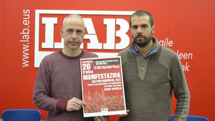 Prekarietatearen aurkako manifestaziora deitu du LABek urtarrilaren 26rako