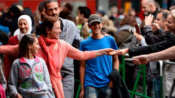 Bost familia gehiago iritsi dira Nafarroara Siria eta Iraketik