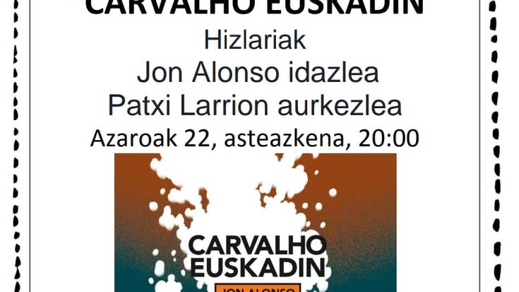 'Carvalho Euskadin' liburuaren aurkezpena