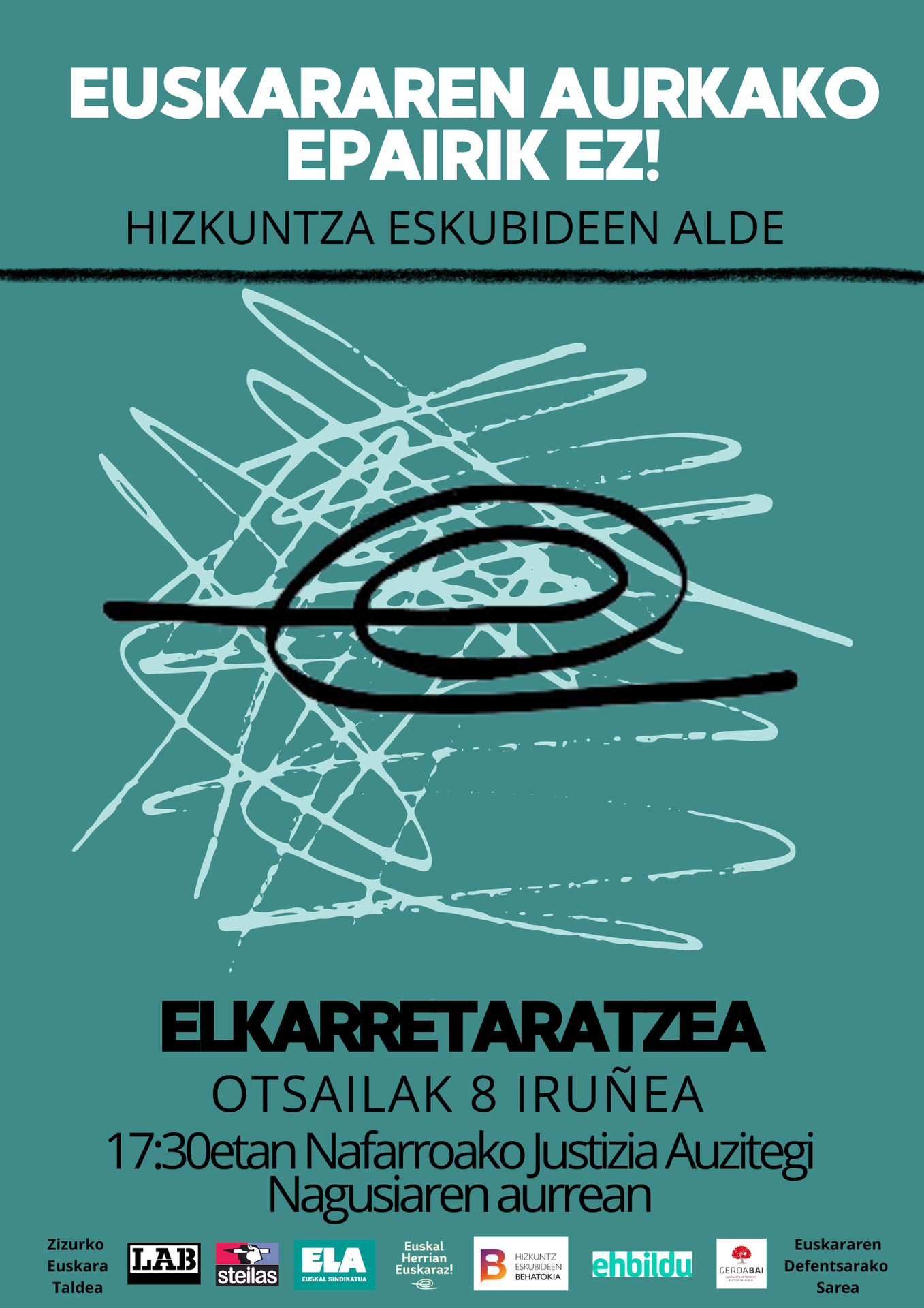 2024-02-08: Elkarretaratzea, epaileen euskarafobiaren kontra