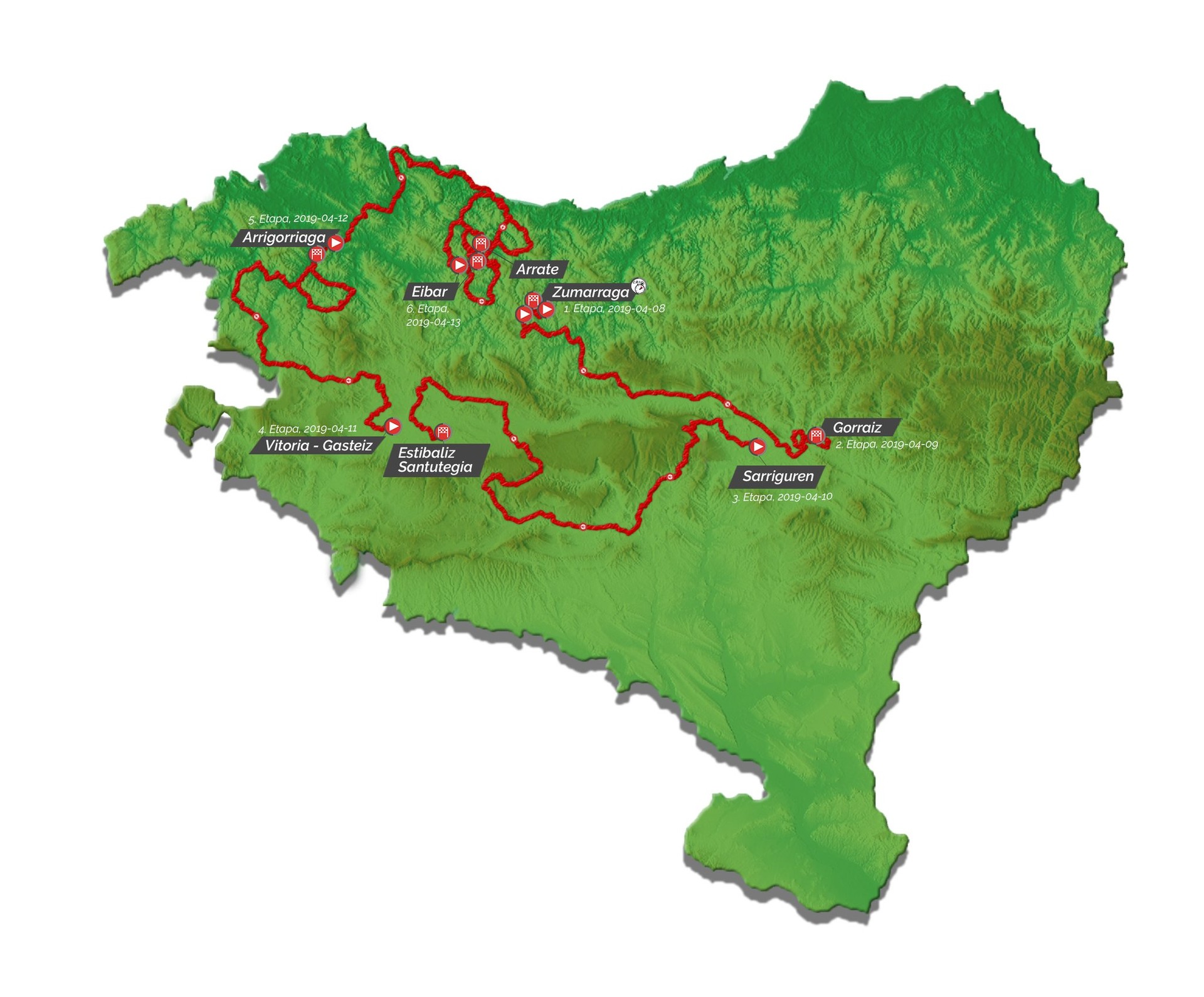 Nafarroatik igaroko da Euskal Herriko Itzulia, bigarren eta hirugarren egunean