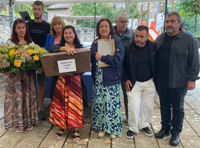 Ignacio Francisco Caneda Deza anarkistaren gorpuzkiak jaso dituzte gaur senideek