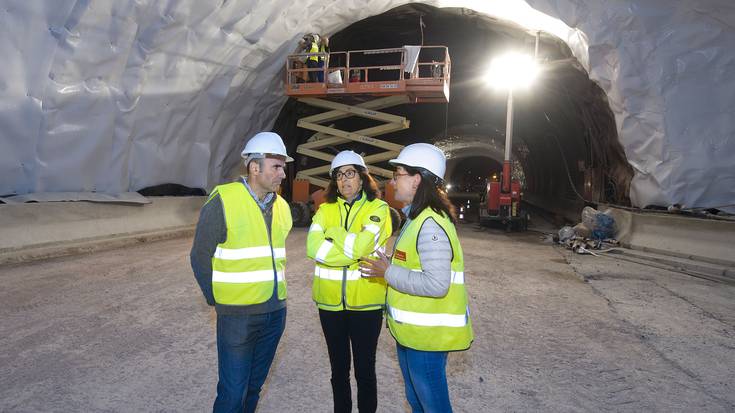 Belate eta Almandozko tuneletako lanak "martxa onean doaz"