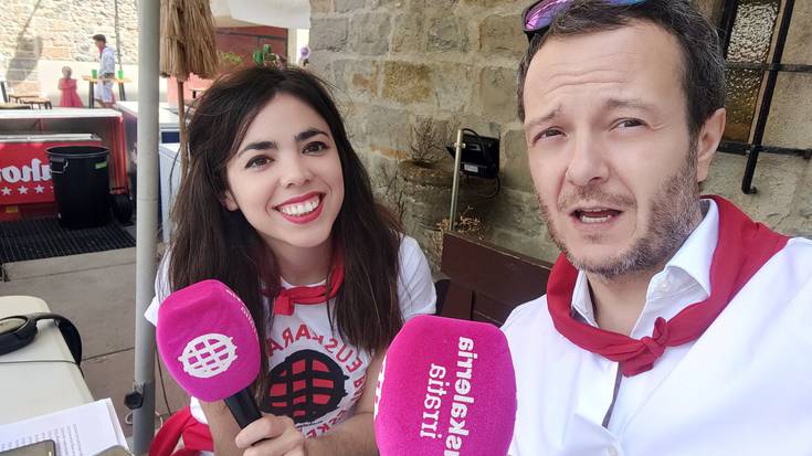 Sanfermintza saio berezia zuzenean Zaldi Zuriaren tabernatik egunero 12:00etatik 14:00etara