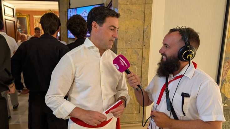 Imanol Pradales: "Sanferminetan ibilitakoa naiz, eta aurten lehen aldiz udaletxetik"