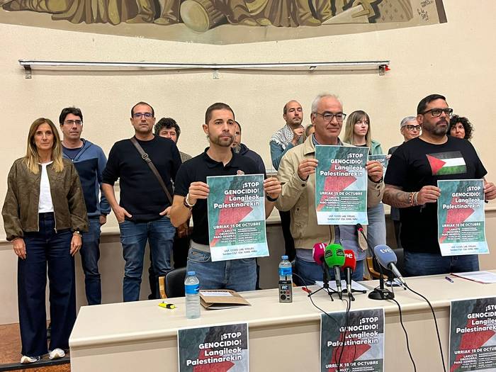 "Langile guztion parte-hartze aktiboa duen borroka eguna izan dadila urriaren 15ekoa"