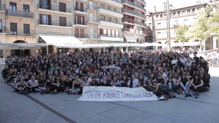 400 neska gazte elkartu dira asteburuan, Lizarran