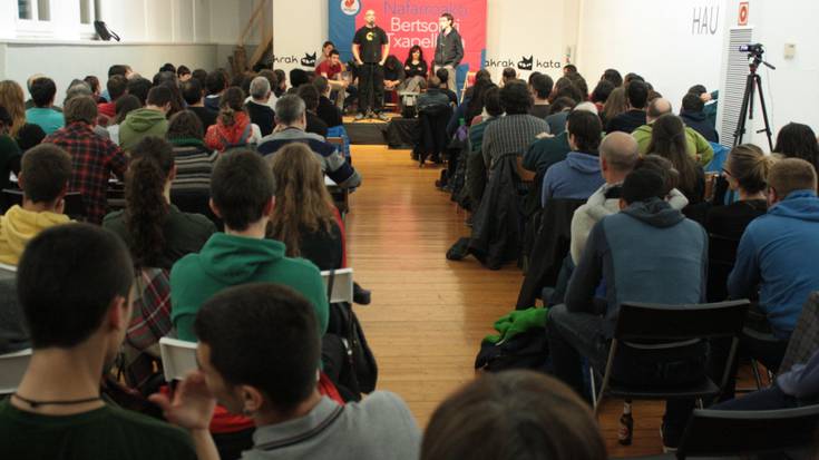 Saats Karasatorrek irabazi du Nafarroako Bertsolari Txapelketako kanporaketa 