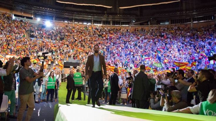 Santiago Abascal Vox-eko presidentea Iruñean izanen da heldu den astean