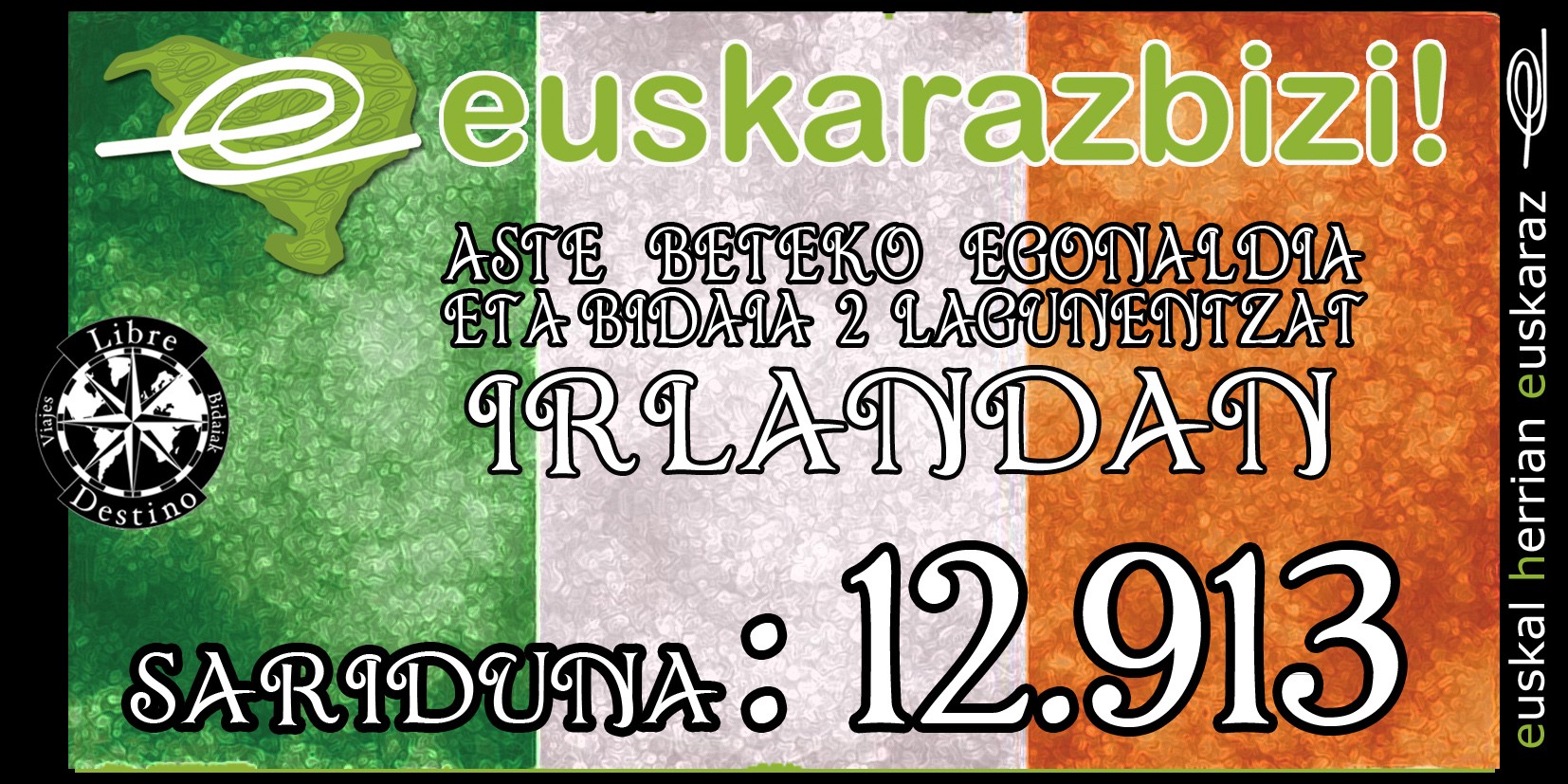 12.913 izan da EHEren zozketako zenbaki saritua