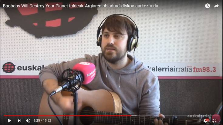 Baobabs Will Destroy Your Planet taldeak 'Argiaren abiadura' diskoa aurkeztu du