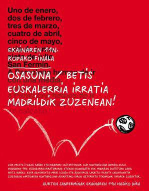Duela bost urte, etxean Madrilen bezala