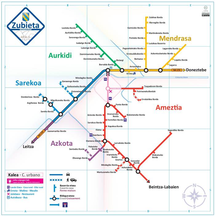 Larrialdi baten aurrean baserriak zehazki non dauden jakiteko, Helpbidea