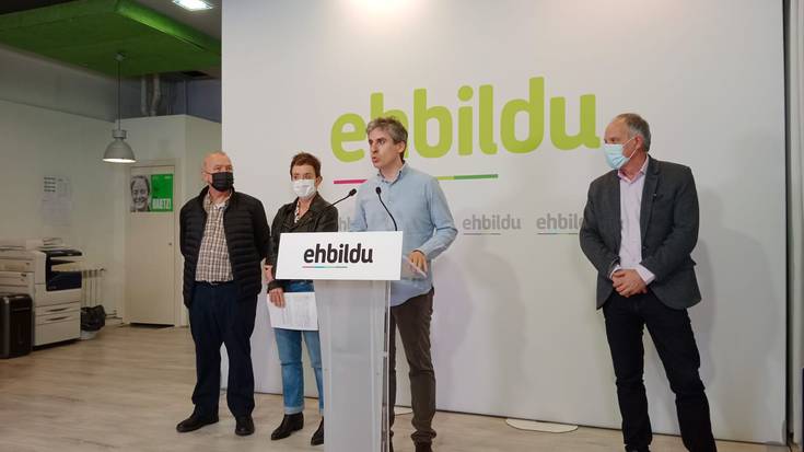 AHTaren "zentzugabekeriaren" aurrean, egungo trenbideen alde eginen du EH Bilduk