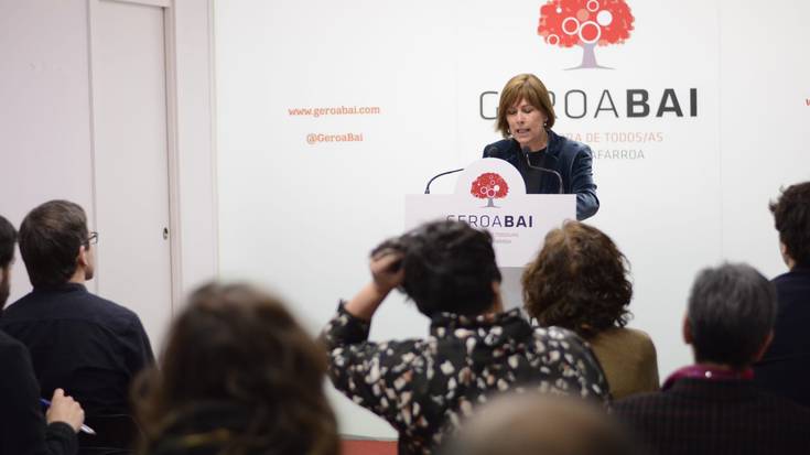 Gobernuaren desadostasunak bideratzeko "borondate politikoa" dagoela esan du Uxue Barkosek