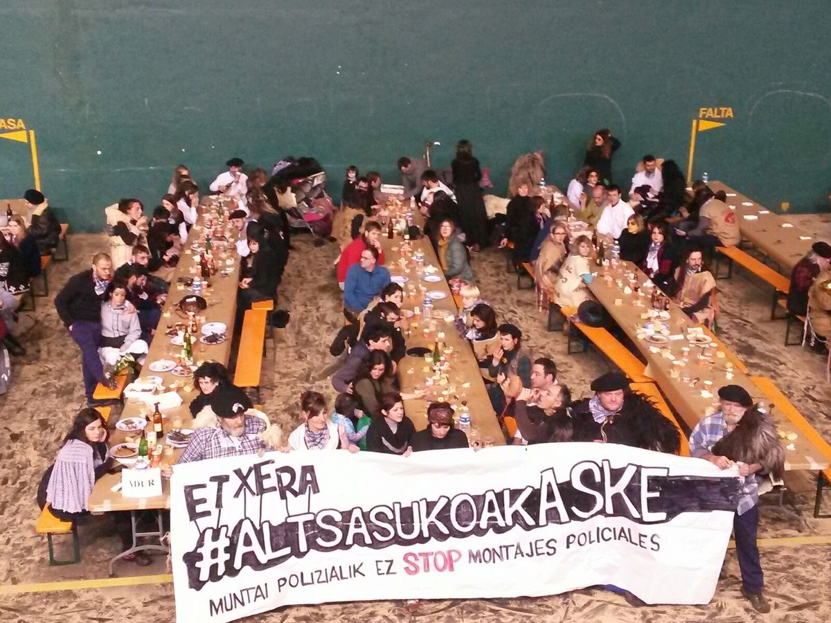 Altsasukoa "terrorismo delitua" ez dela aldarrikatu eta kasuaren berri emateko Nafarroari bira emanen diote