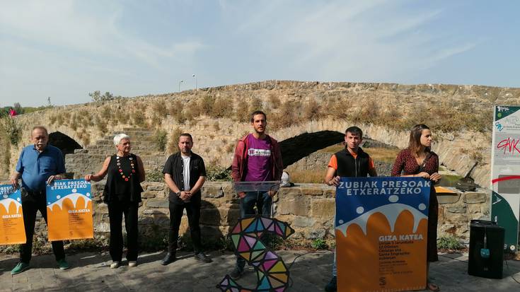 Sarek giza kate herritar bat antolatu du, euskal presoen etxeratzearen alde