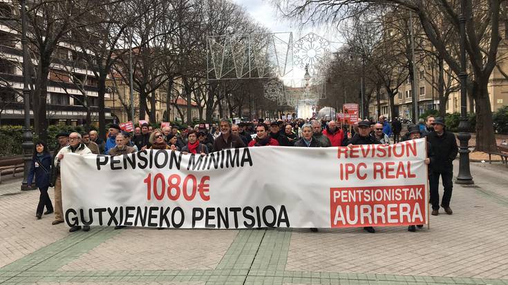 Nafarroan pentsioen %40 800 eurotik beherakoak dira