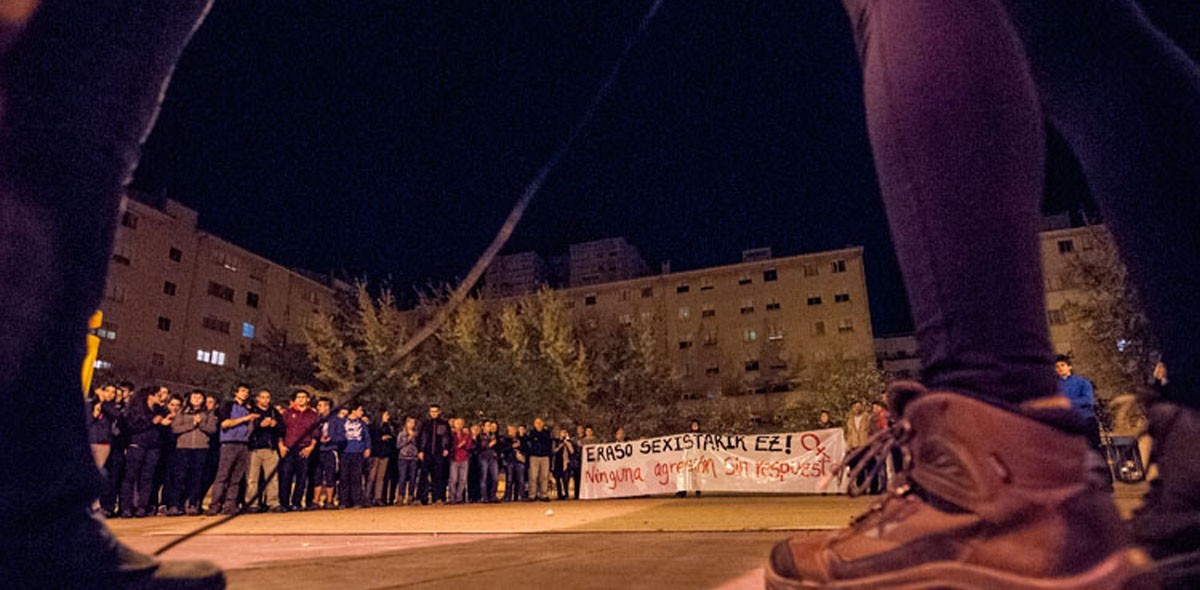 150 pertsona bildu dira eraso sexisten aurka
