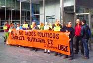 Mobilizazioak iragarri dituzte gazte auzipetuek egoera salatu eta atxilotuei babesa emateko