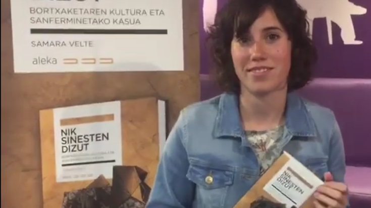 'Nik sinesten dizut', liburua aurkeztuko du Samara Veltek Karrikirin