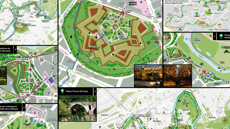 Iruñeko parkeak, begirada bakarrean