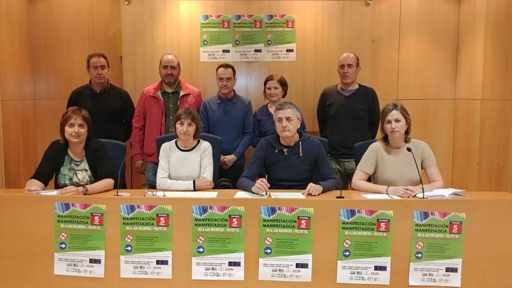 Murrizketen kontrako eta hezkuntza itunaren aldeko manifestaziora deitu dute sindikatuek