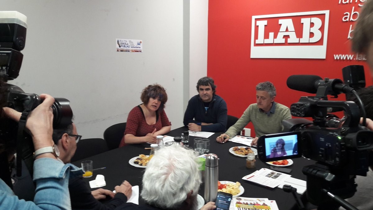 Heldu den legealdian hezkuntzan "aldaketatik eraldaketara pasatu beharra" aldarrikatu du Lab sindikatuak