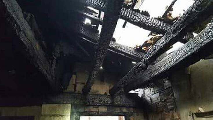 Bi etxebizitza erre dira Goizuetan