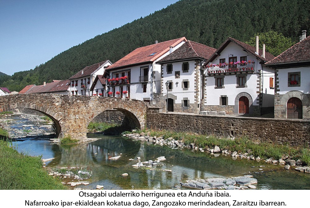 Esteribarren euskara aurrera eta Otsagabian atzera.