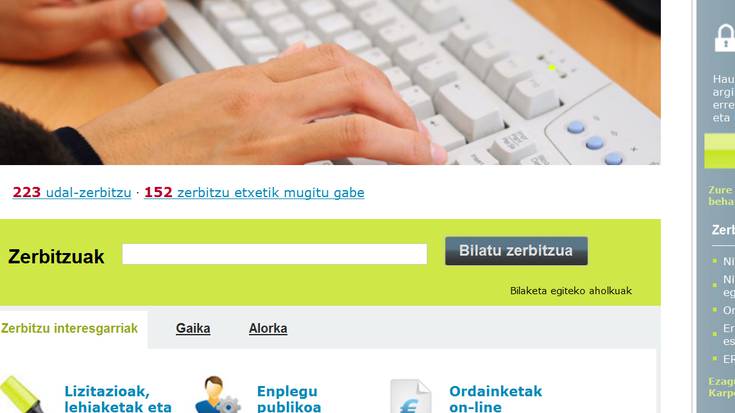 Erroldan eta erregistroan gestioak egiteko hitzordua eskatu beharko da