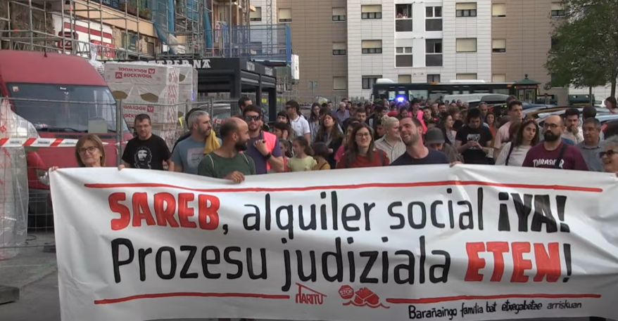 Etxetik kaleratu dezakete familia bat Barañainen