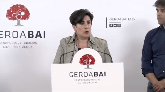 Maria Solana: “Gobernu baten negoziazioa ezin da inondik ere eskaintza eta kontraeskaintzetan oinarritu”