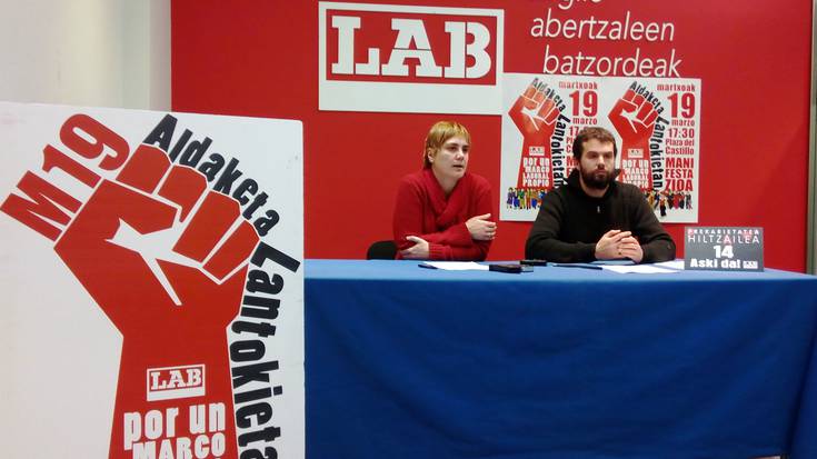 Ainhoa Etxaide (LAB) : "Lan esparruak lehentasun izan behar du aldaketaren gobernuarentzat"