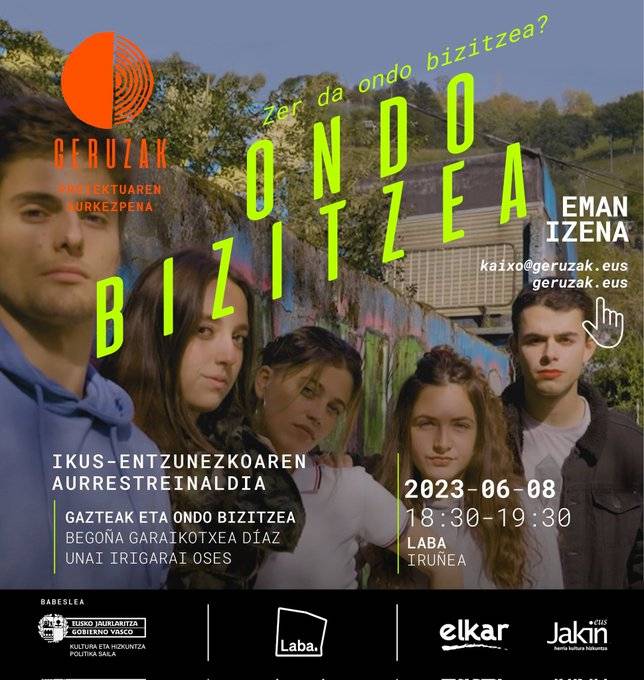 'Ondo bizitzea' estreinaldia