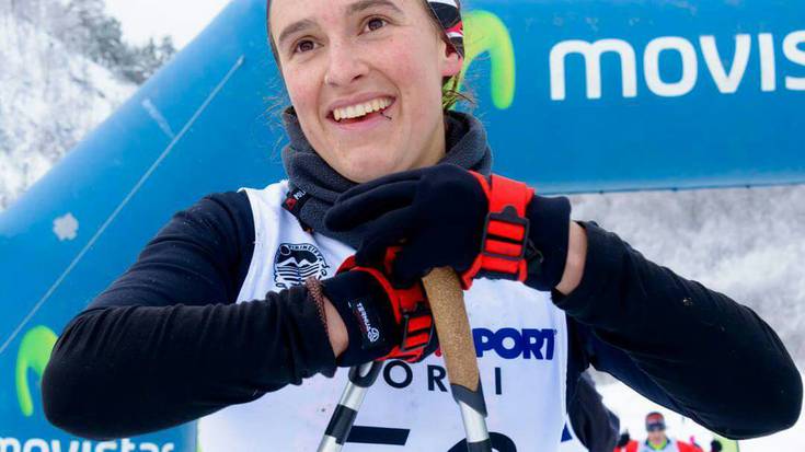 Enara Oronoz, neguko triatleta eta telebistako izarra