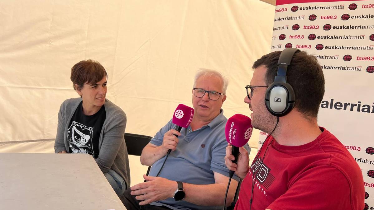 Pablo Abarzuza eta Giorgia Saiu: "Lan handia dago azokaren atzean, baina merezi du"