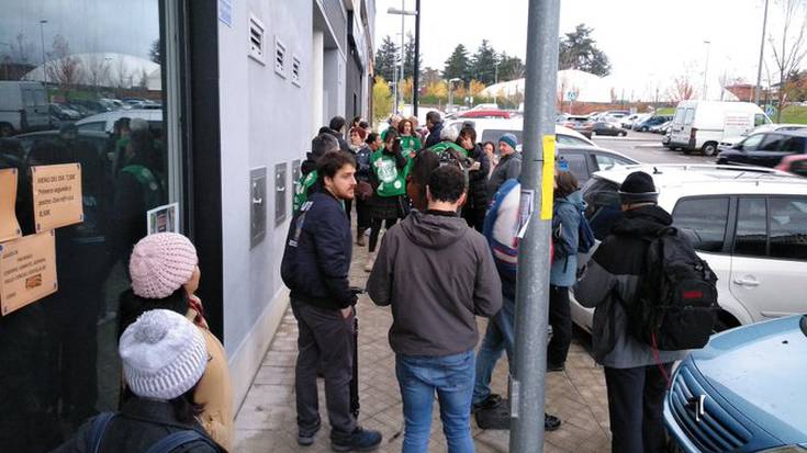 Gaur goizean etxe kaleratze bat gelditzera deitu du Hipotekak Kaltetutakoen Plataformak