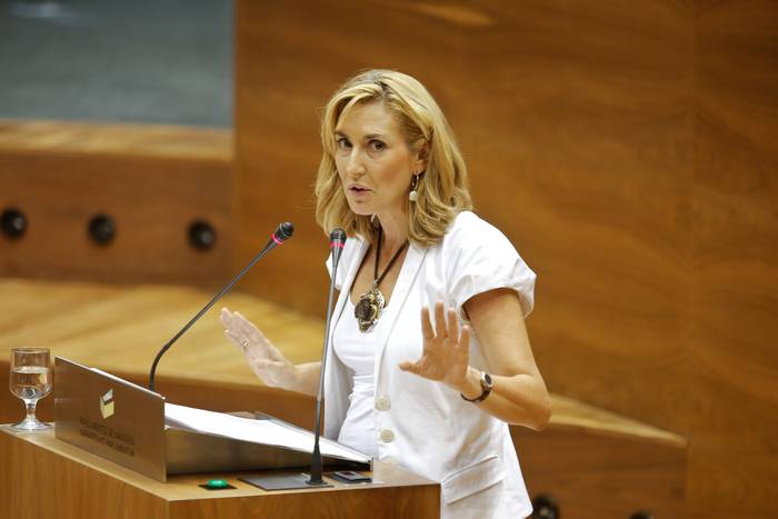 Ana Beltran (PPN): "Nafarroako Gobernuko kideak baldarrak zarete"