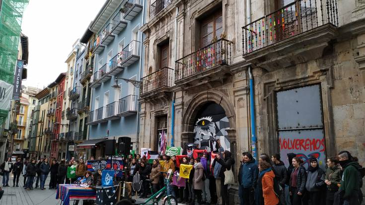 40 eragileren babesa jaso du Maravillas gaztetxearen aldeko manifestazioak