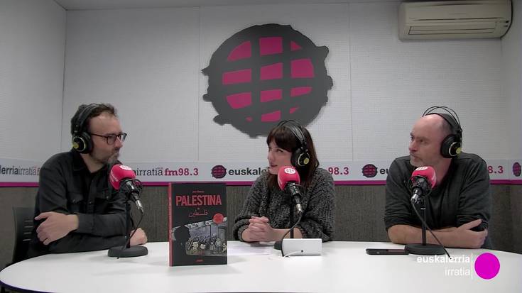 Julen Gabiria eta Jaume Gelabert: "Joe Saccoren 'Palestina' komikia herri okupatu baten kronika politikoa da"