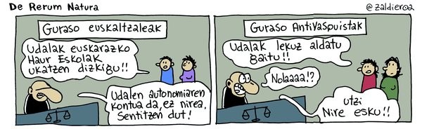 Euskarazko haur eskolak nahi dituzten gurasoak, justiziaren zain.